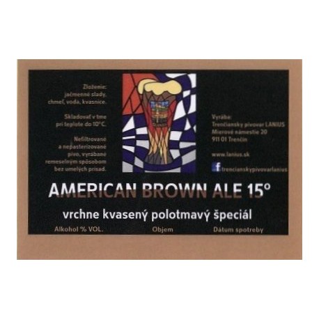 Trenčín - Lanius - American Brown Ale 15