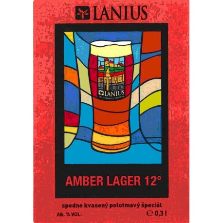 Trenčín - Lanius - Amber Lager 12 B - 0,3 l