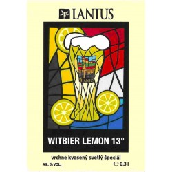 Trenčín - Lanius - Witbier Lemon 13  - 0,3 l
