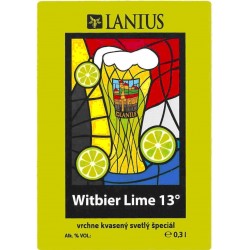 Trenčín - Lanius - Witbier Lime 13 - menší obrázok a text - 0,3 l