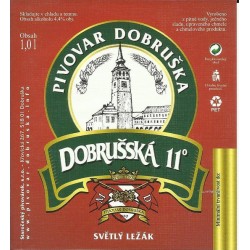 Dobruška - Pivovar Dobruška - Dobrušská 11 světlý ležák