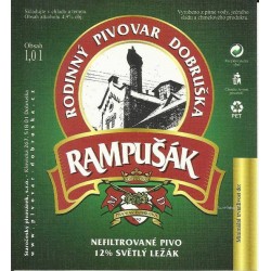 Dobruška - Pivovar Dobruška - Rampušák 12 světlý ležák 1004