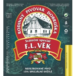 Dobruška - Pivovar Dobruška - Sváteční speciál F.L.Věk - menej textu 1018