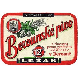 Beroun - Pivovar pravovarečného měšťanstva v Berouně - ležák 12