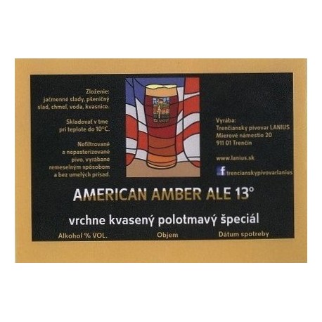 Trenčín - Lanius - American Amber Ale 13